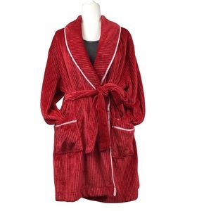 Kate Spade Chenille Wrap Long Sleeve Robe